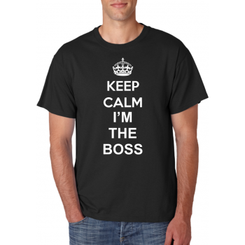 Marškinėliai I'm the boss Marškinėliai I'm the boss